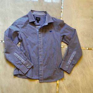 Armani boys button dumb shirt.